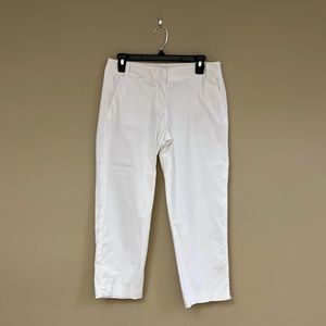 J.Crew | Vintage 90s Cocktail Capri Pants | Ivory | Size 2
